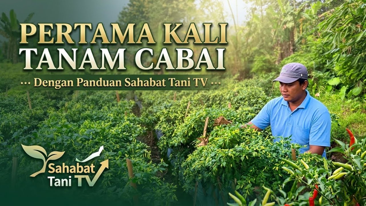 Pertama kali tanam cabai dapan panduan sahabat tani
