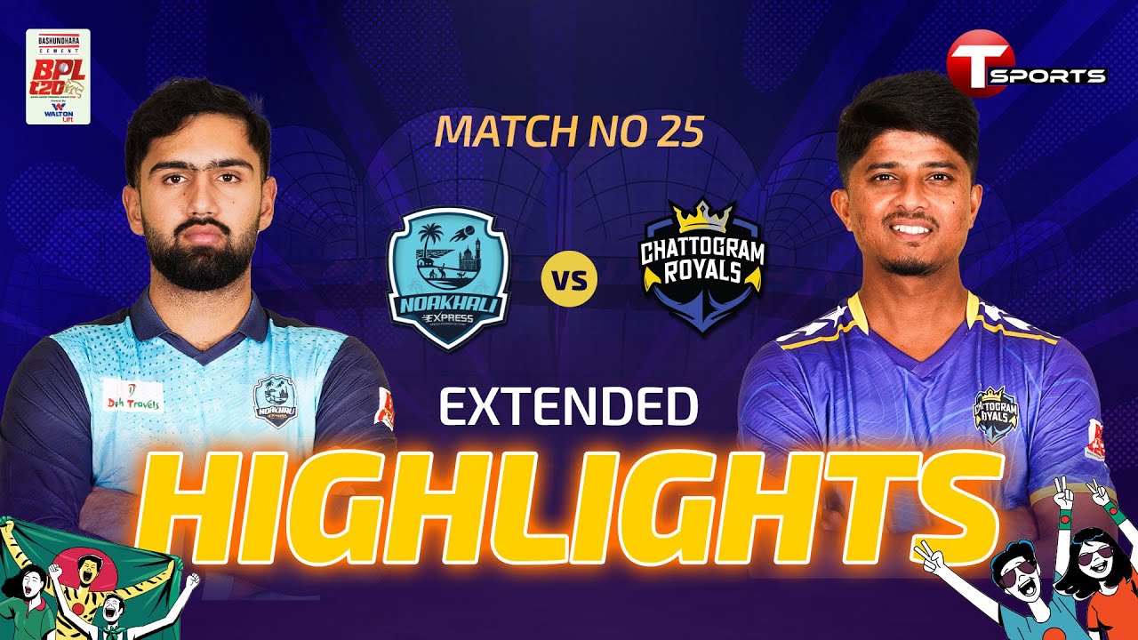 EXTENDED HIGHLIGHTS | Chattogram Royals vs Noakhali Express, 25th Match | BPL 2026 | T Sports