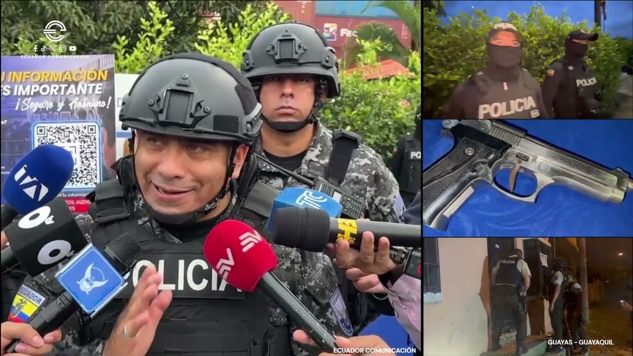 SEGUNDO DÍA DE TOQUE DE QUEDA DEJA MÁS DETENIDOS CON ARMAS Y DROGAS EN GUAYAQUIL