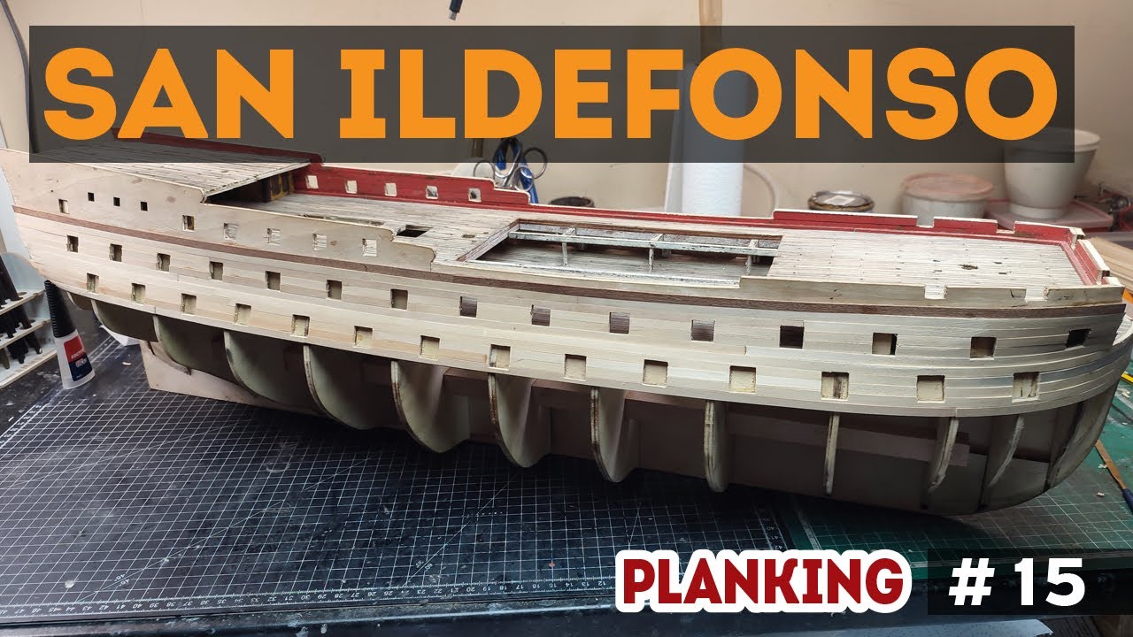Building the model ship San Ildefonso from Occre 15
