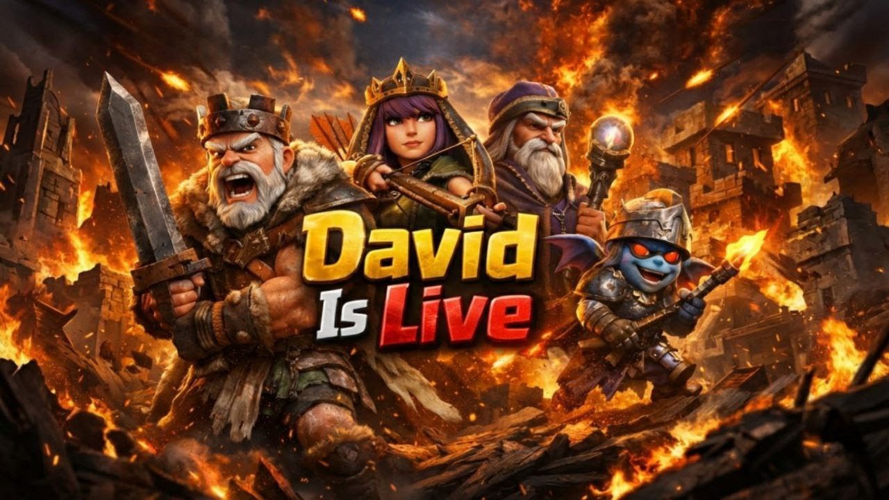 🔴 Clash of Clans LIVE 🔥 INSANE Attacks & Base Visits | DavidXPedia