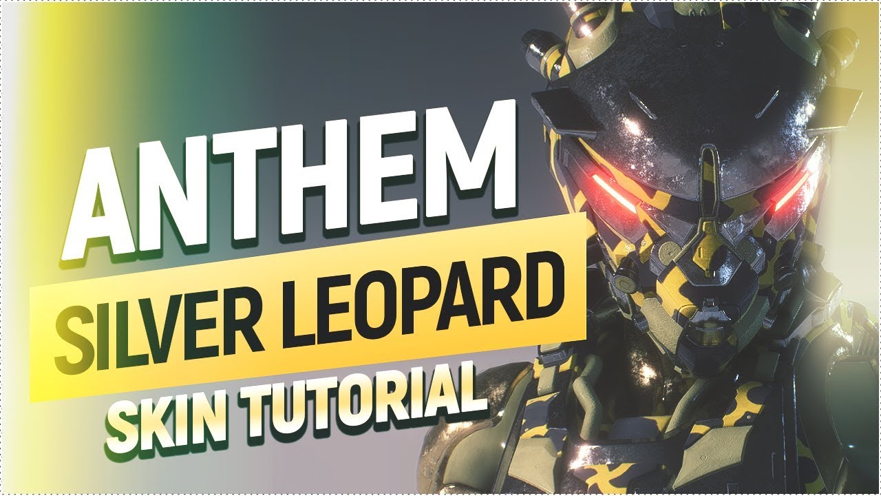 Anthem - Interceptor Silver Leopard Skin Tutorial
