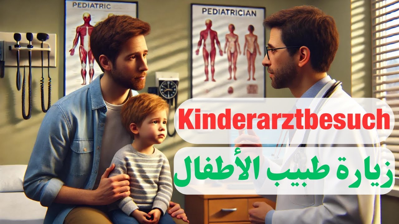 تعلم اللغة الالمانية محادثات | عند طبيب الاطفال بالألماني