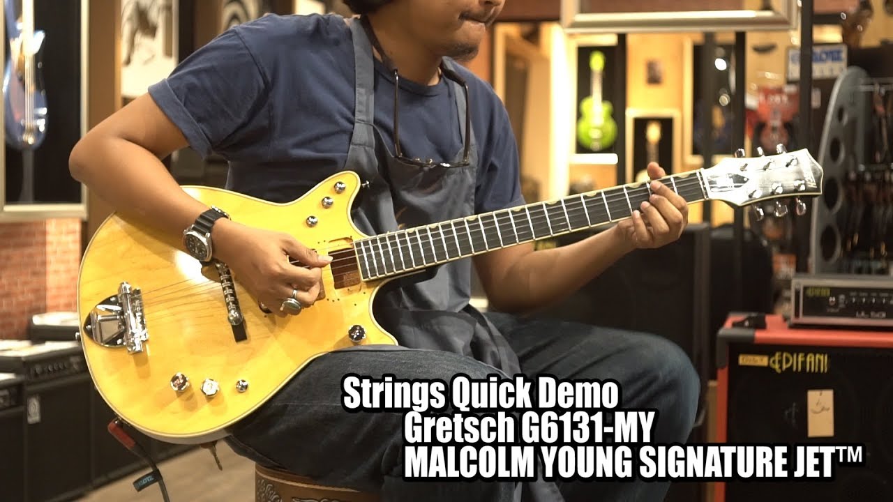 Strings Quick Demo : G6131-MY MALCOLM YOUNG SIGNATURE JET&trade;
