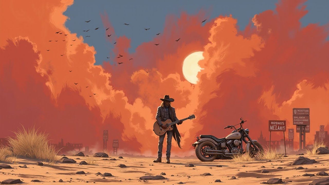 Psychedelic Desert Rock Jam ~ Cosmic Americana Road Trip Vibes for Deep Focus and Chill