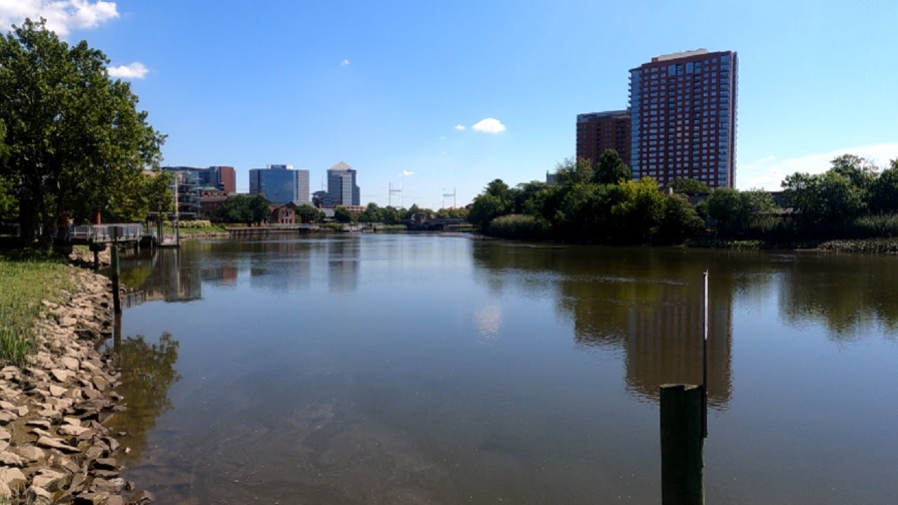 ⁴ᴷ⁶⁰ Walking the Riverwalk at Wilmington, Delaware