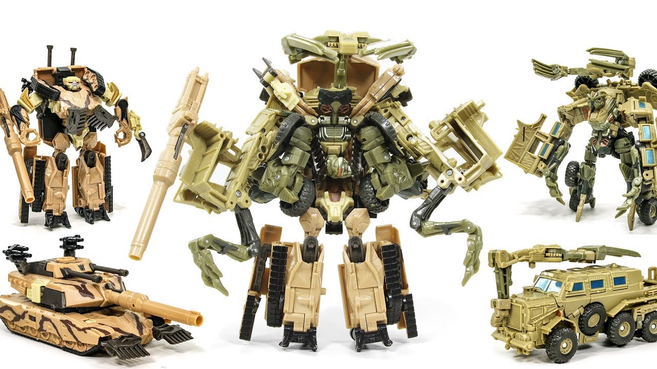 Transformers Decepticons Deluxe Bonecrusher + Brawl Combine Robot Vehicle Tank Car Toys