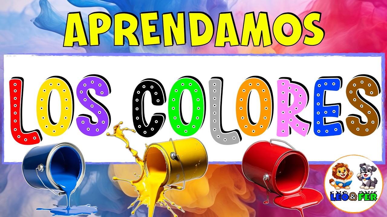 LOS COLORES PARA NIÑOS,  APRENDER LOS COLORES DE FORMA INTERESANTE Y DIVERTIDA, VAMOS AMEZCLARLOS