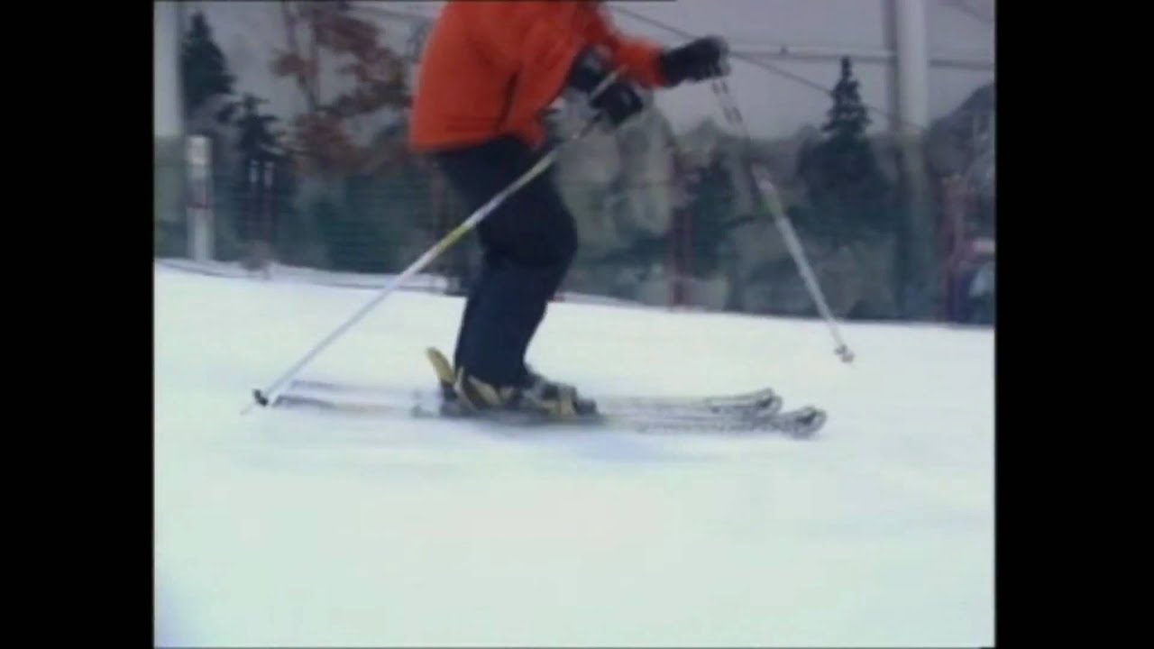 Clases de Esquí- MQ- Demasiado peso en el interior- Profesor Robert Puente- Todo Nieve- año 2005