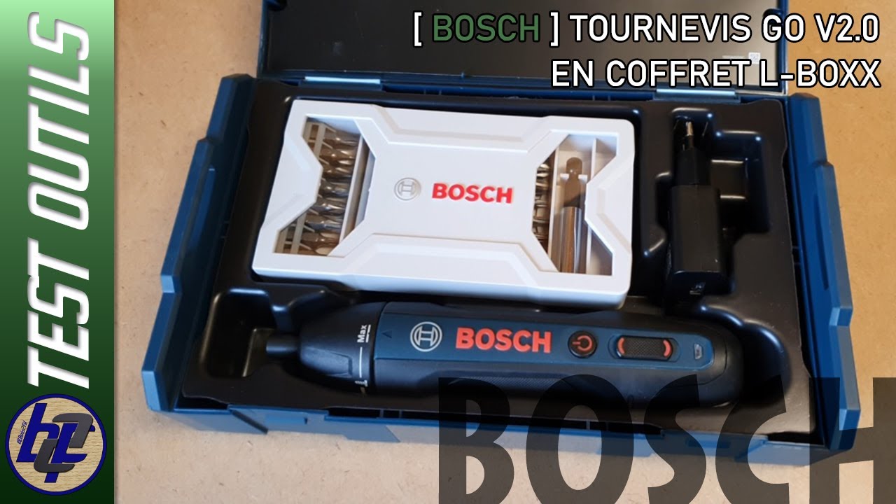 [TEST OUTILS] Tournevis Bosch Go 2 en coffret Mini L-BOXX