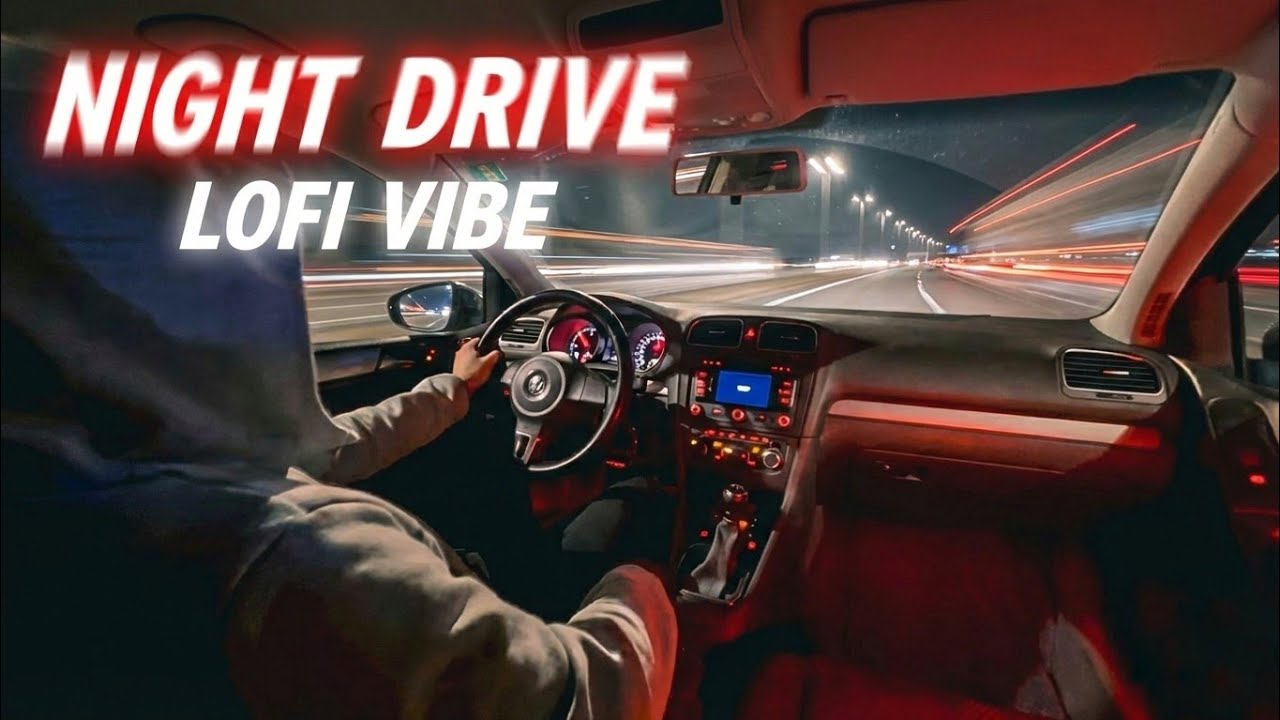 8:00 PM | Heavy Day, Late Highway Drive 🌙 | Chill Lofi Beats (4K POV)