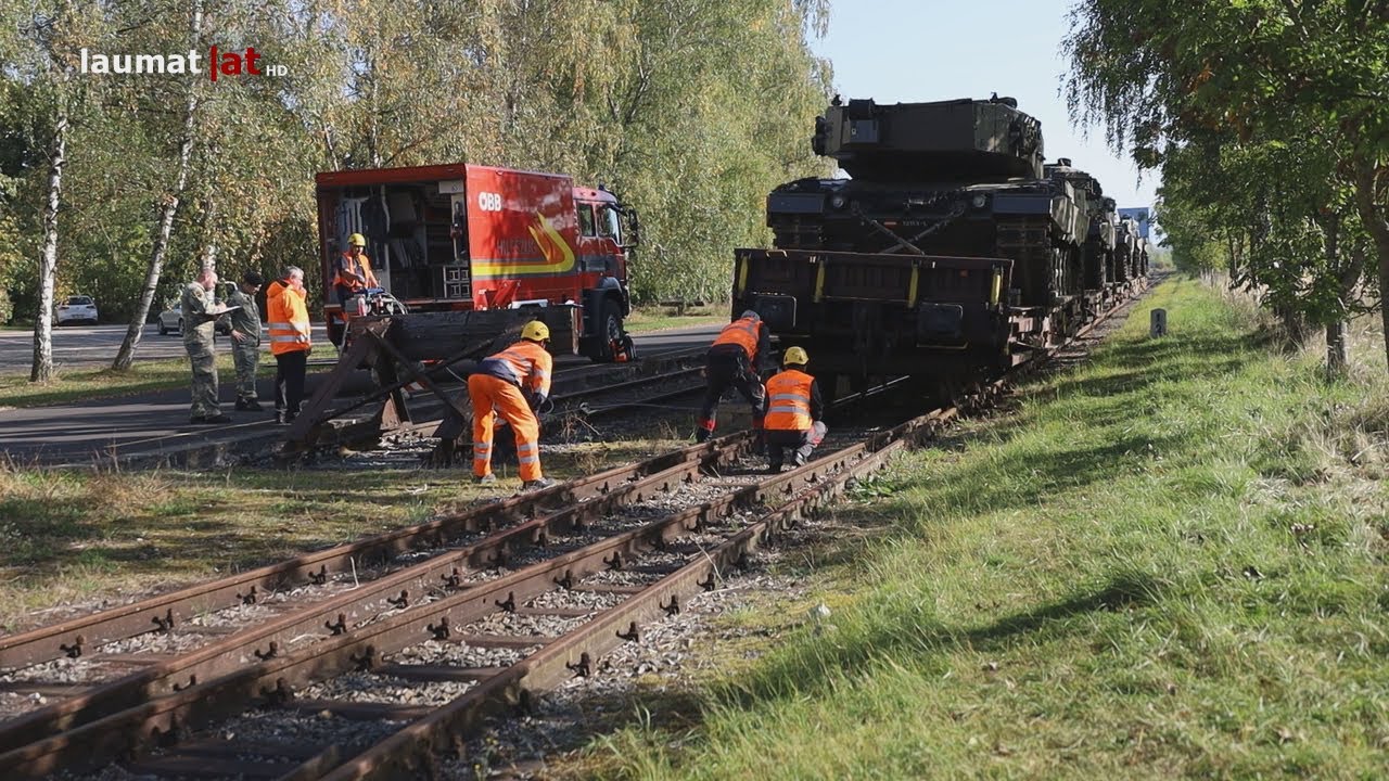 Panzertransportwaggon bei Verschubarbeiten in Wels-Neustadt entgleist