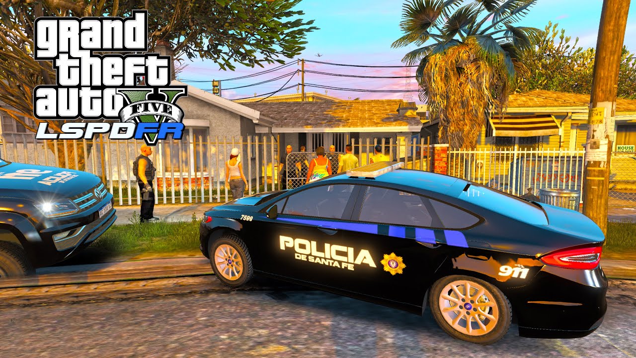 PELEA en el BARRIO ( se lia ) | (LSPDFR #988)