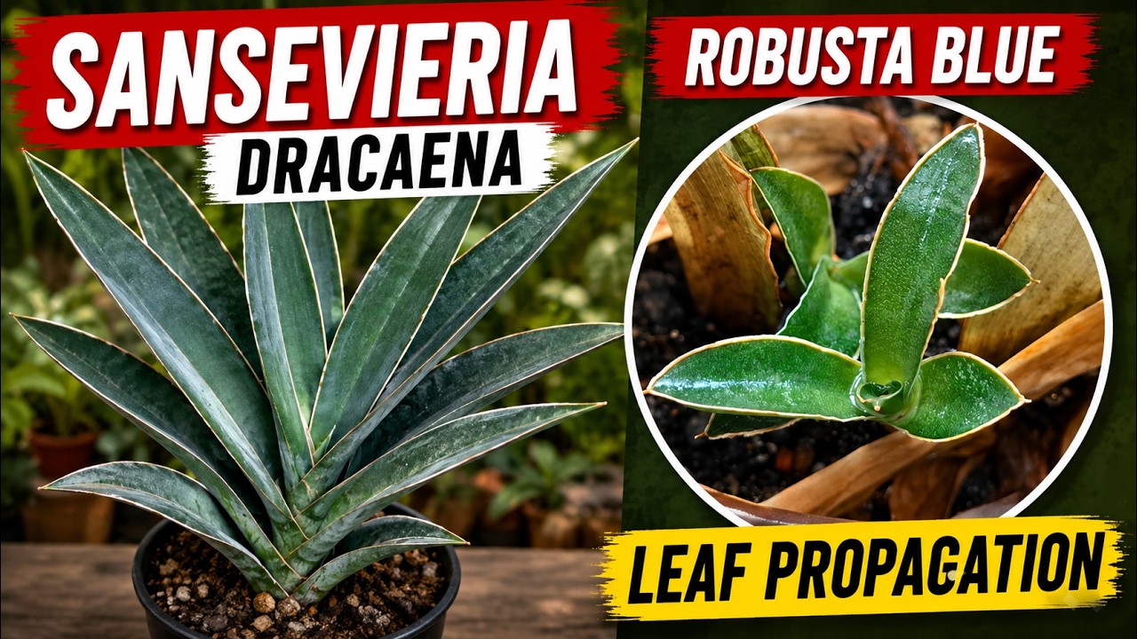 Sansevieria Robusta Blue | Snake Plant Leaf Propagation & Results