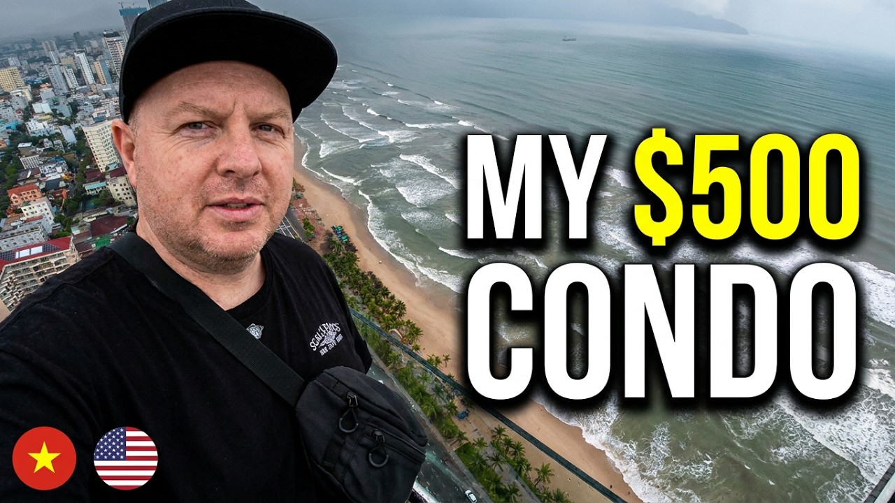 I Left USA For Vietnam! 🇻🇳Tour My $500 Condo in Da Nang