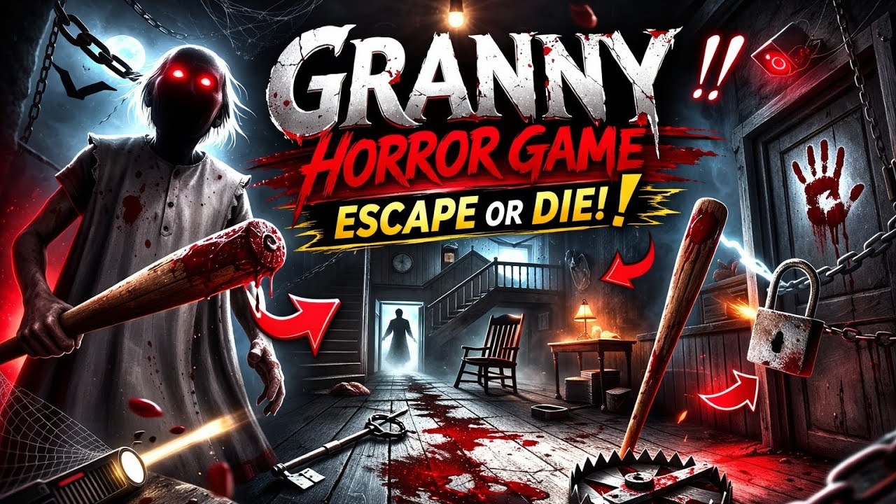 😱GRANNY DOOR-ESCAPE!
