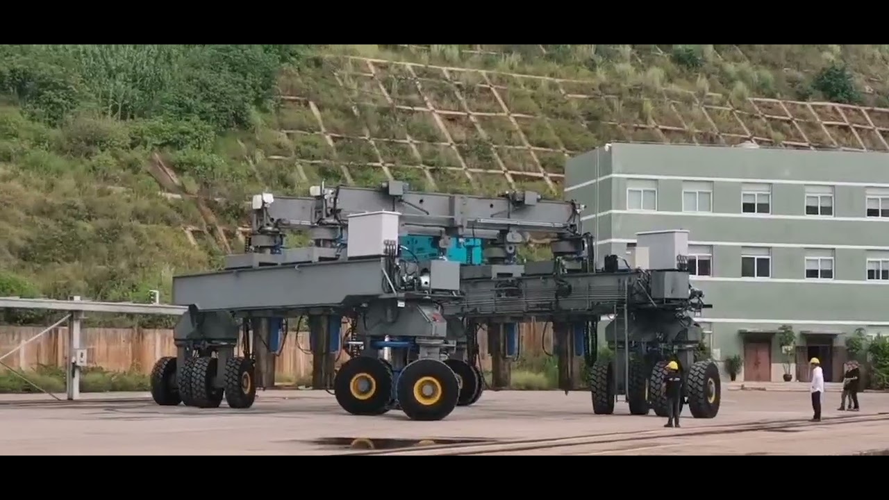 On Site Demonstration of Folding and Passing Through the Workshop Door#flodhydrauliccrane