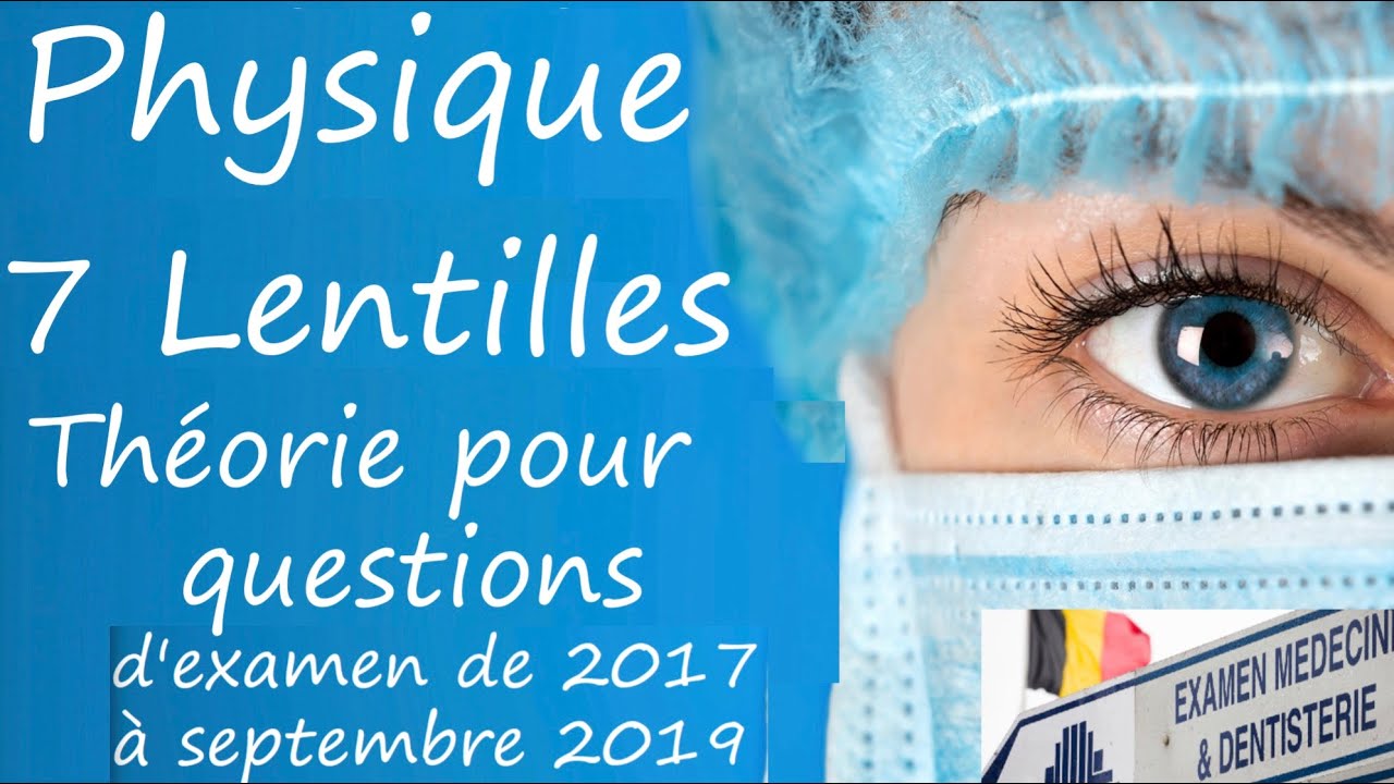EXMD Physique Théorie 7 Lentilles