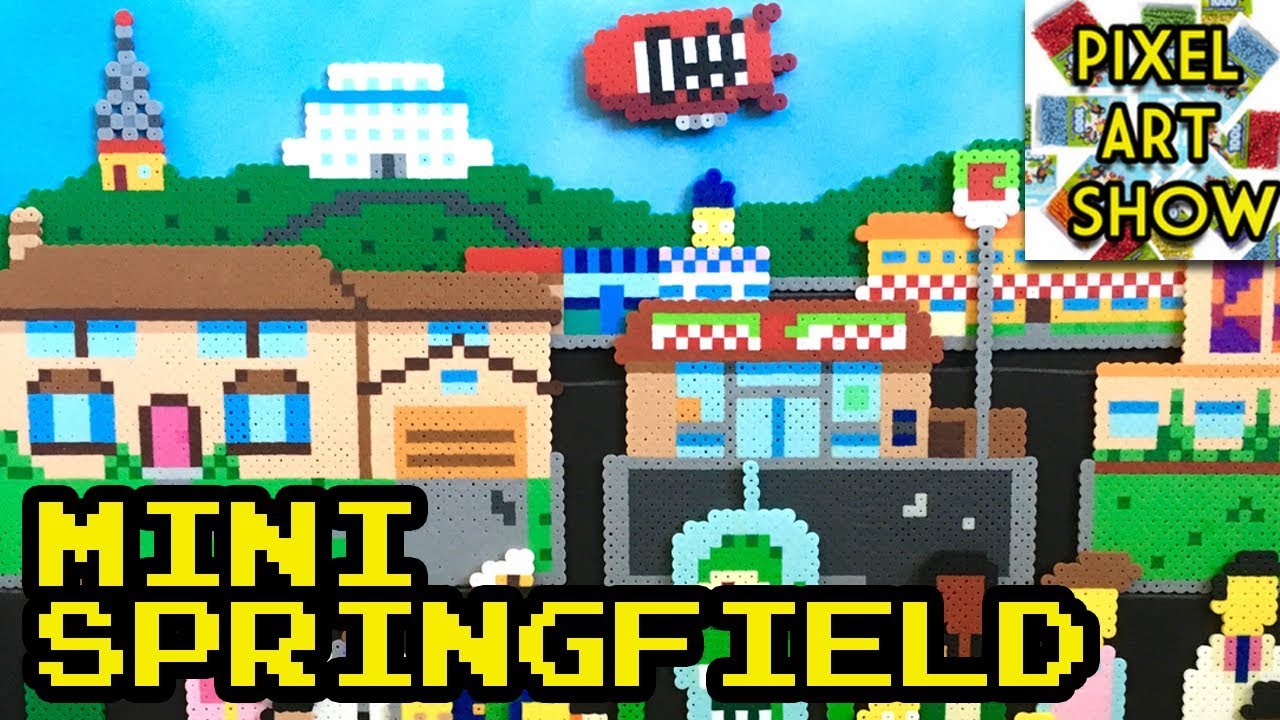 Perler Bead Mini-Springfield - Pixel Art Show