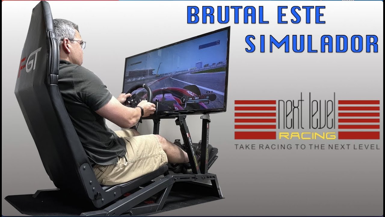 BRUTAL, otro nivel de Juego con el simulador Next Level Racing F-GT