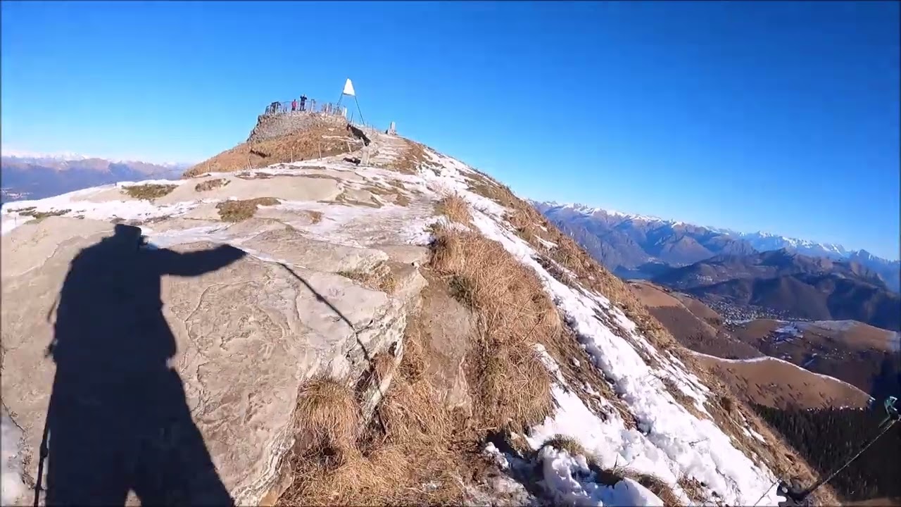 Arrivo in vetta al Monte Generoso - 4.1.2026, ore 10:25.
