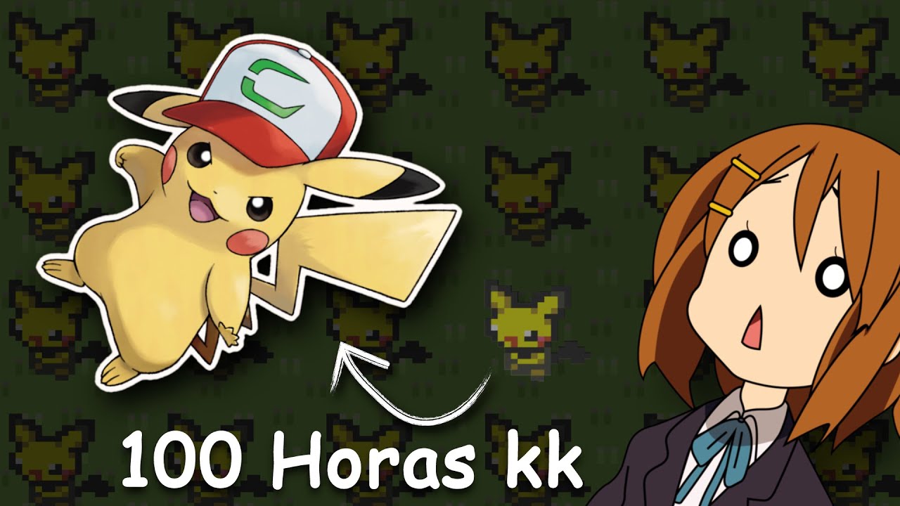 Passei 100 Horas criando um Pikachu igual o do Ash