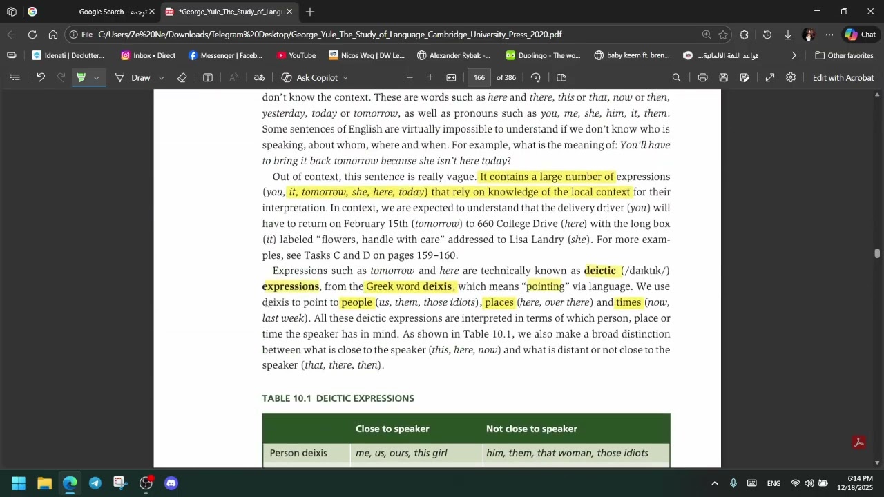 Pragmatics Chapter (10)