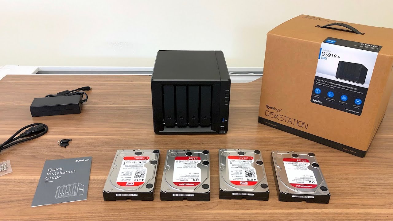 Synology DS918+ NAS Unboxing, Setup and Overview in 4K!