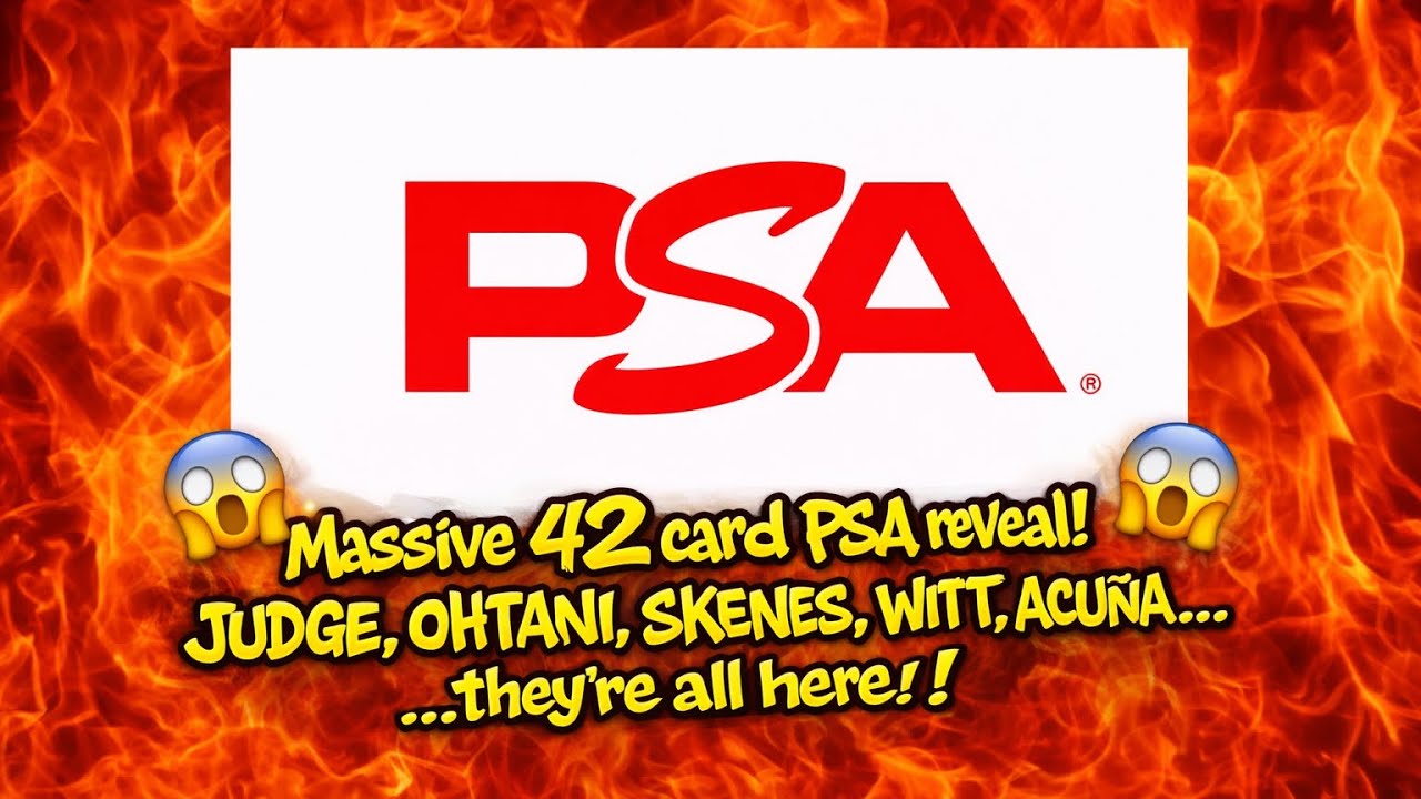 42 Autos PSA Reveal! Rip City! Judge, Ohtani, Skenes…whoa! 🫣😱