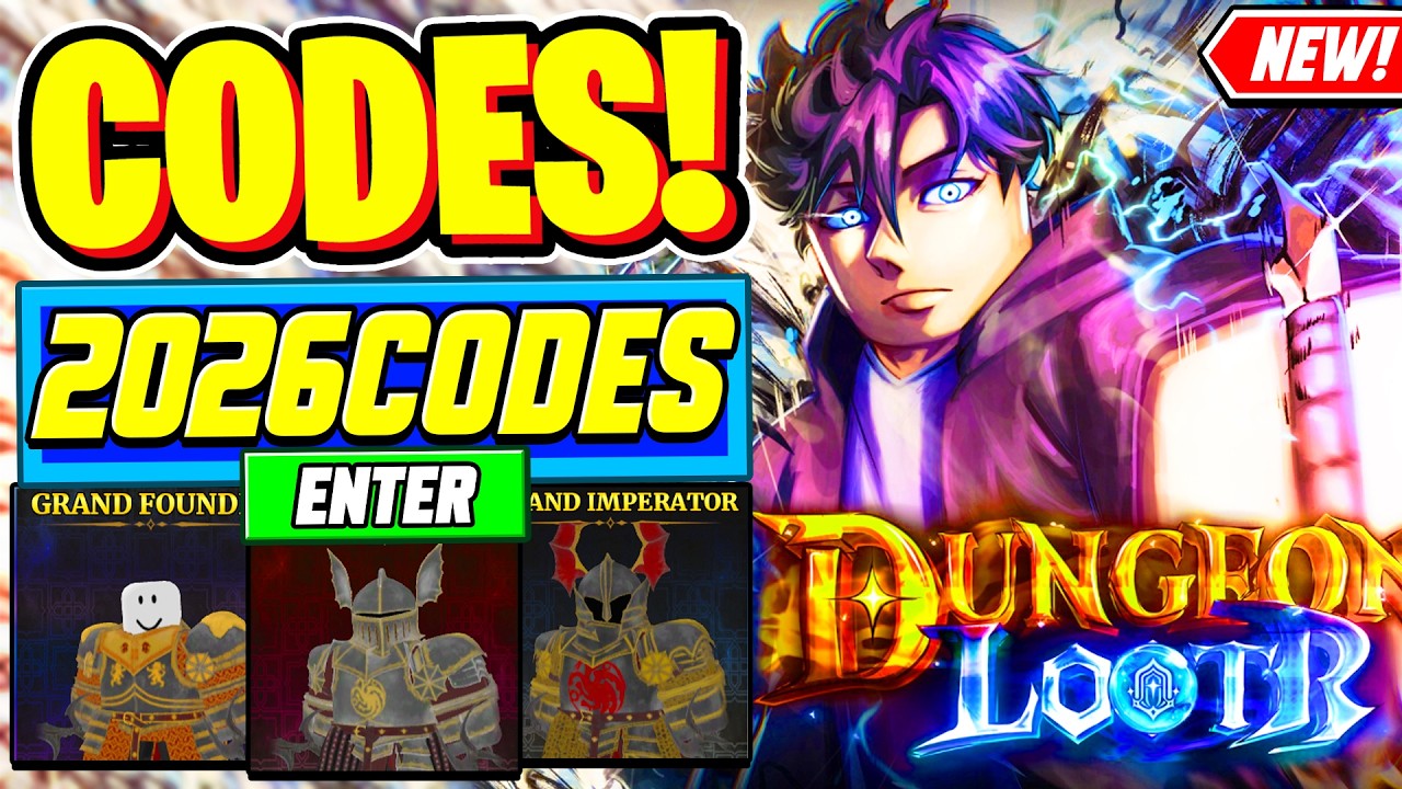 ⚠️Новые⚠️ ВСЕ РАБОЧИЕ КОДЫ для Dungeon Looter 2026 &mdash; Коды Roblox Dungeon Looter 2026