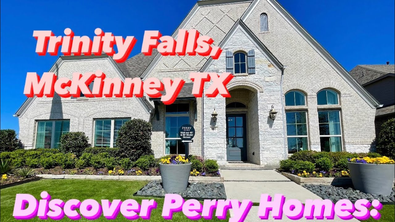 Touring Perry Homes in Trinity Falls, McKinney Texas / Luxury Model Home $ $30K Incentive!