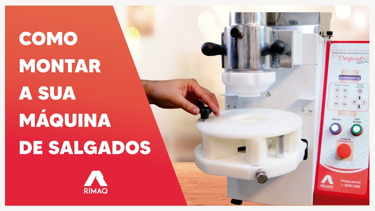 Como montar sua Máquina de Salgados! | PASSO A PASSO (fácil)  RIMAQ