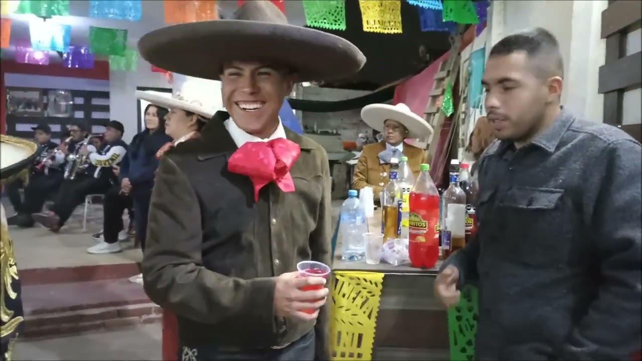 charros los viejanos banda la juvenil del peñón  cierre de carnaval 2023 Santiago acahualtepec