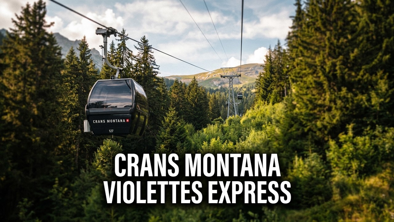 Violettes Express (Bergfahrt), Crans-Montana