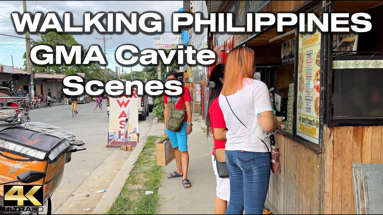 Bustling GMA Cavite Philippines - Walking Tour [4K]