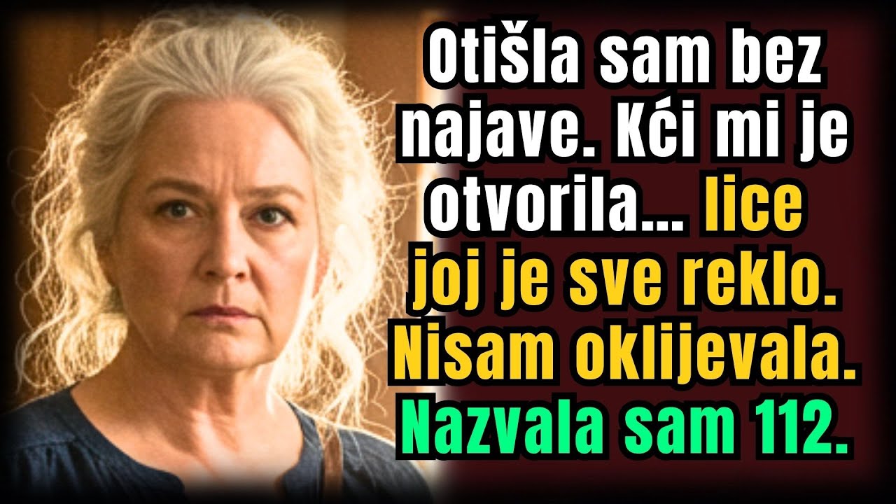 Otišla sam zetu bez najave… i zatekla kćer pretučenu. Odmah sam zvala 112