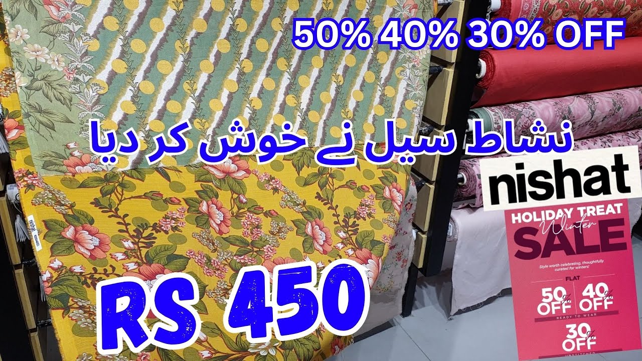 Nishat Flat 30% OFF 📣 Freedom To Buy Collection ❤️ / Nishat Biggest Sale Starts Now #nishat #sale