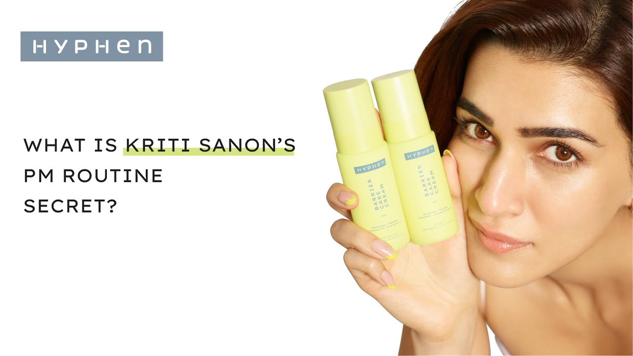 Kriti Sanon's Nighttime Skincare Secrets REVEALED! 👀 @letshyphen @KritiSanon
