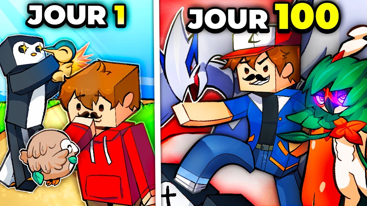 On a passé 100 JOURS sur POKÉMON MINECRAFT, voici ce qu'il s'est passé.. (feat @Masteekh)