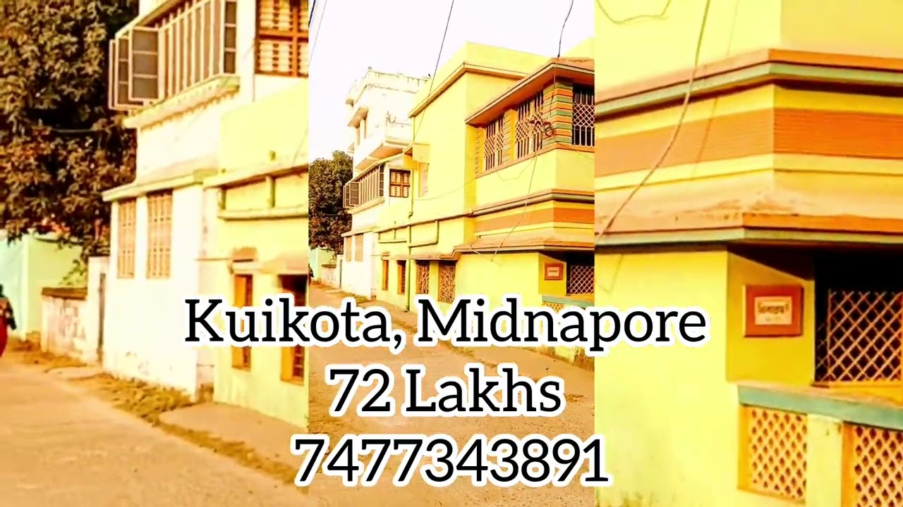 Midnapore Kuikota || 2-Storey Home || 5 Decimel || 72 Lakh || Corner Property! +91 7477343891