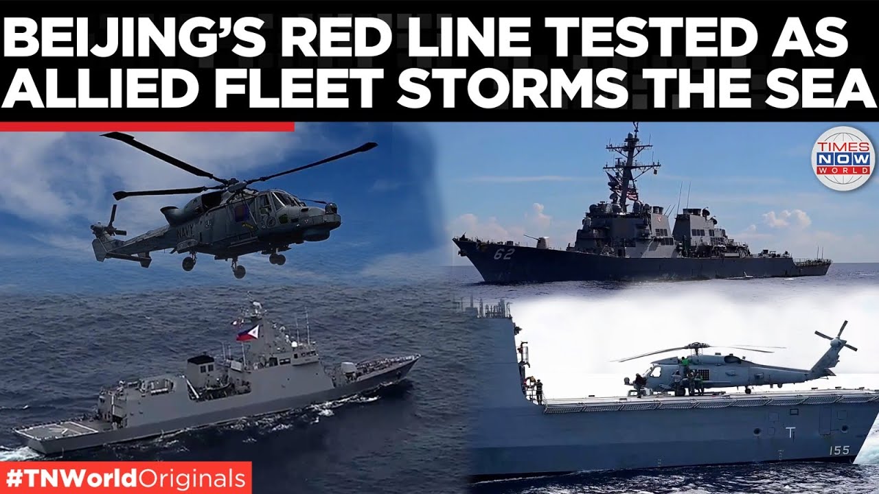 CHINA SURROUNDED?: Philippines Leads Allied Fleet In Bold South China Sea Challenge! | World News