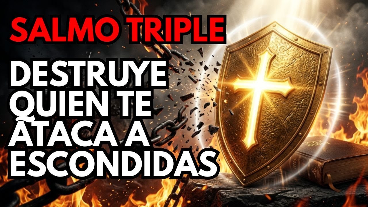 ⚔️ Salmo 91, 35 y 109 Juntos: Oración Que DESTRUYE Todo Ataque y Enemigo Oculto Hoy