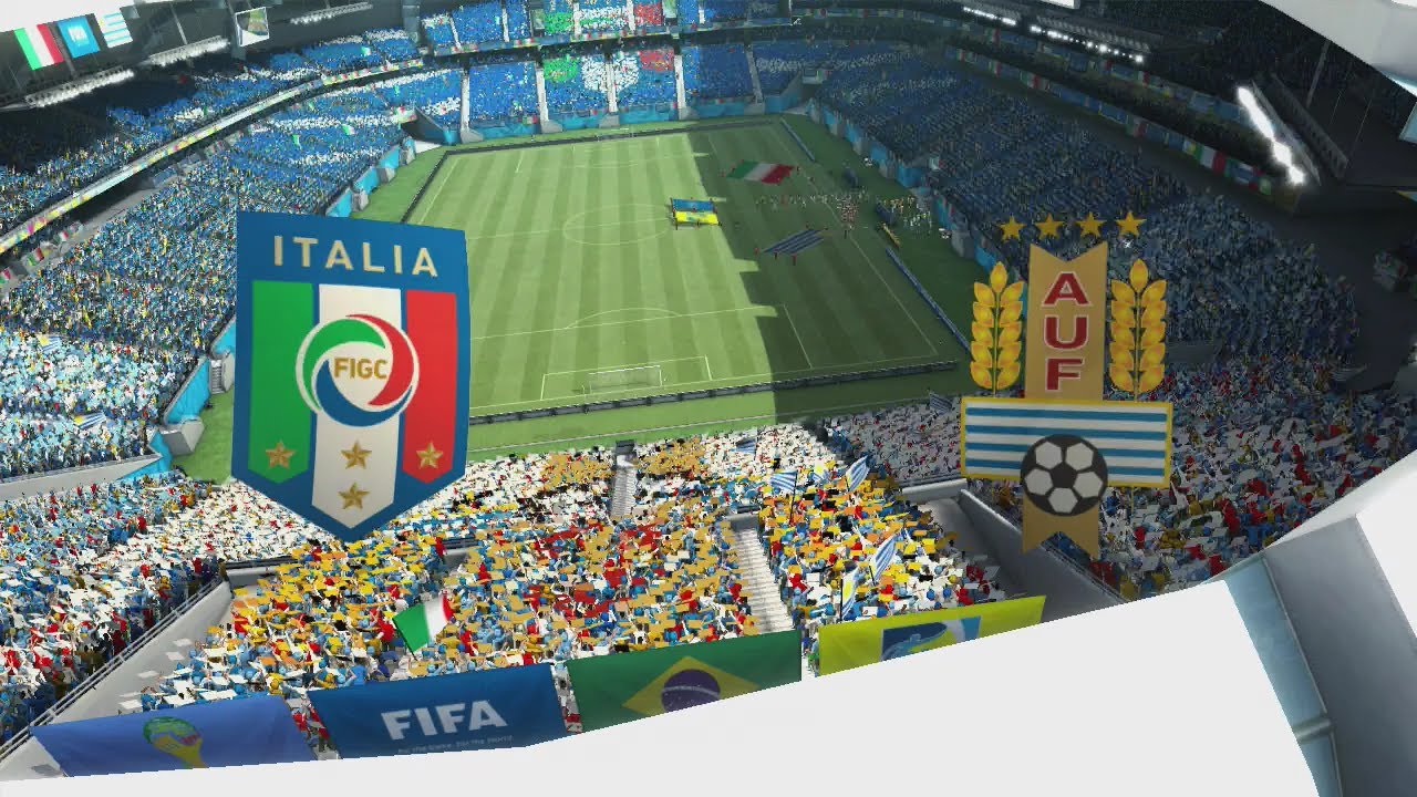 2014 FIFA World Cup Brazil - Italy vs Uruguay - [HD FULL Gameplay]
