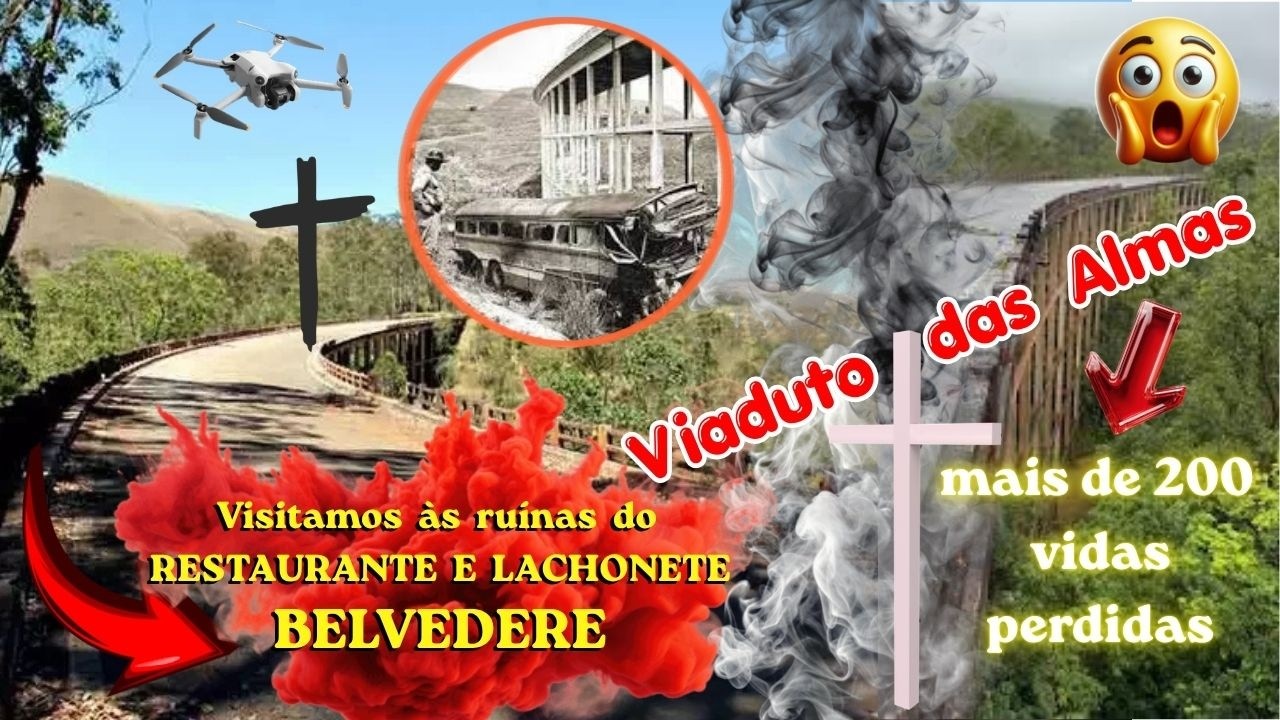 VIADUTO DAS ALMAS E SUAS RUÍNAS MISTERIOSAS!