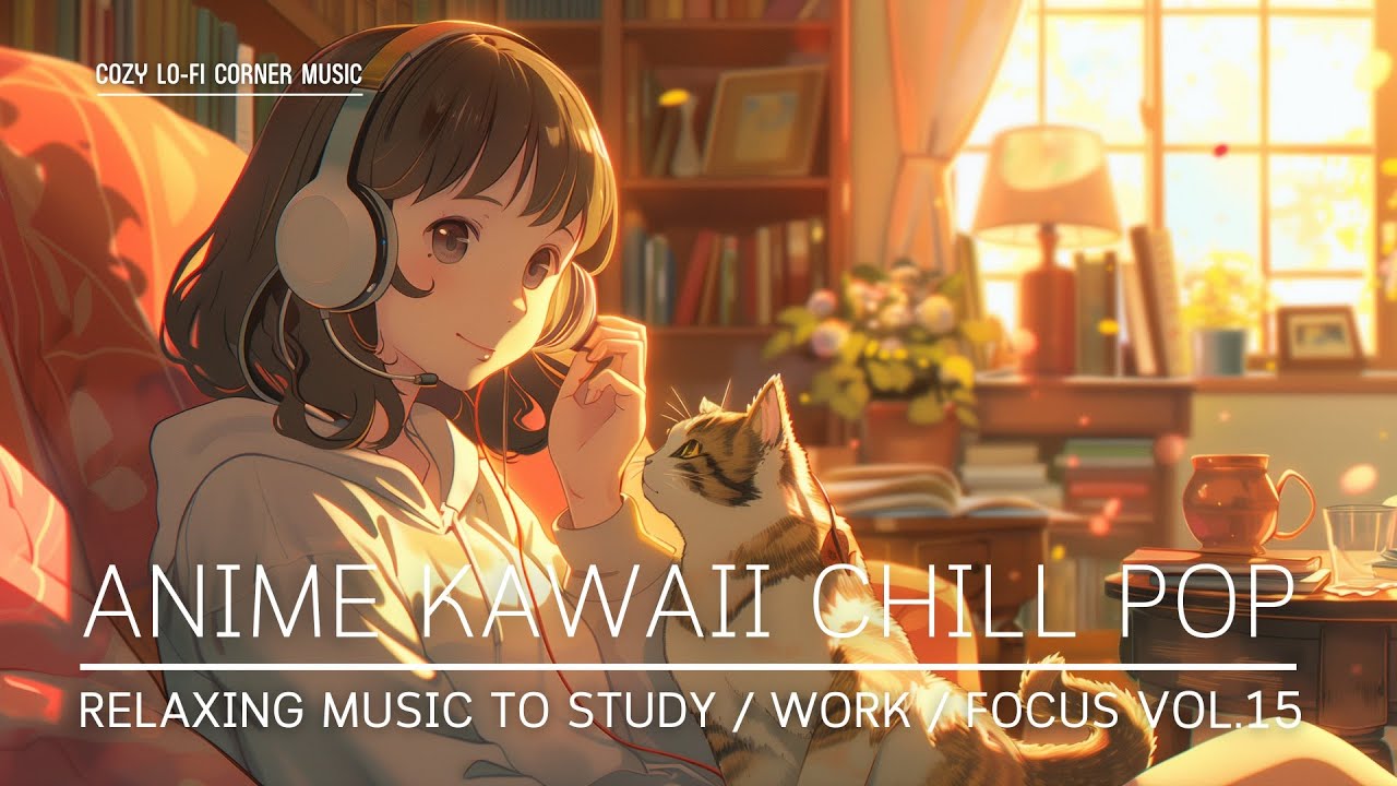 Anime Kawaii Chill Pop 🌸 | Sweet & Relaxing Music to Study / Work / Focus