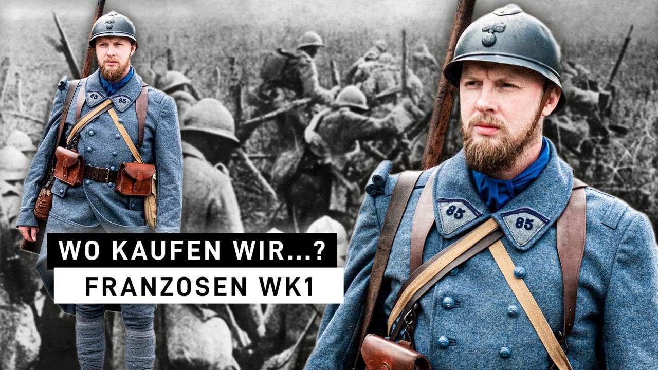 Kaufberatung: Die horizontblaue Uniform des französischen Soldaten.