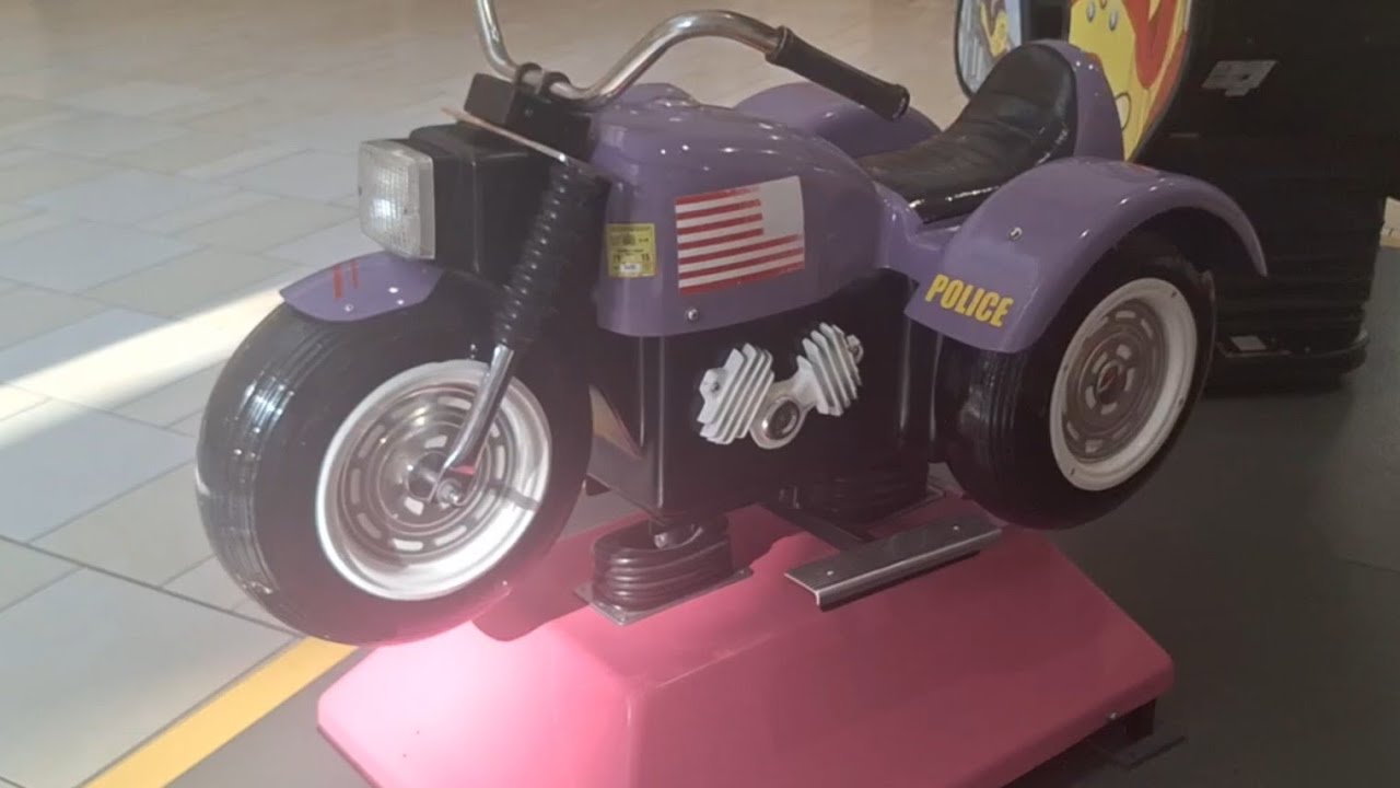 Amutec Beach Motor Bike kiddie ride (Purple) (Now Gone) 