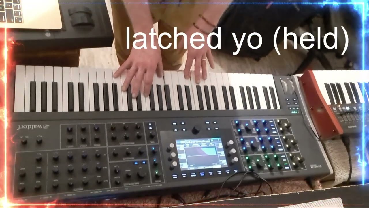 Recording live : waldorf quantum typhon deepmind carbon hydrasynth lemondrop microfreak sloer reverb
