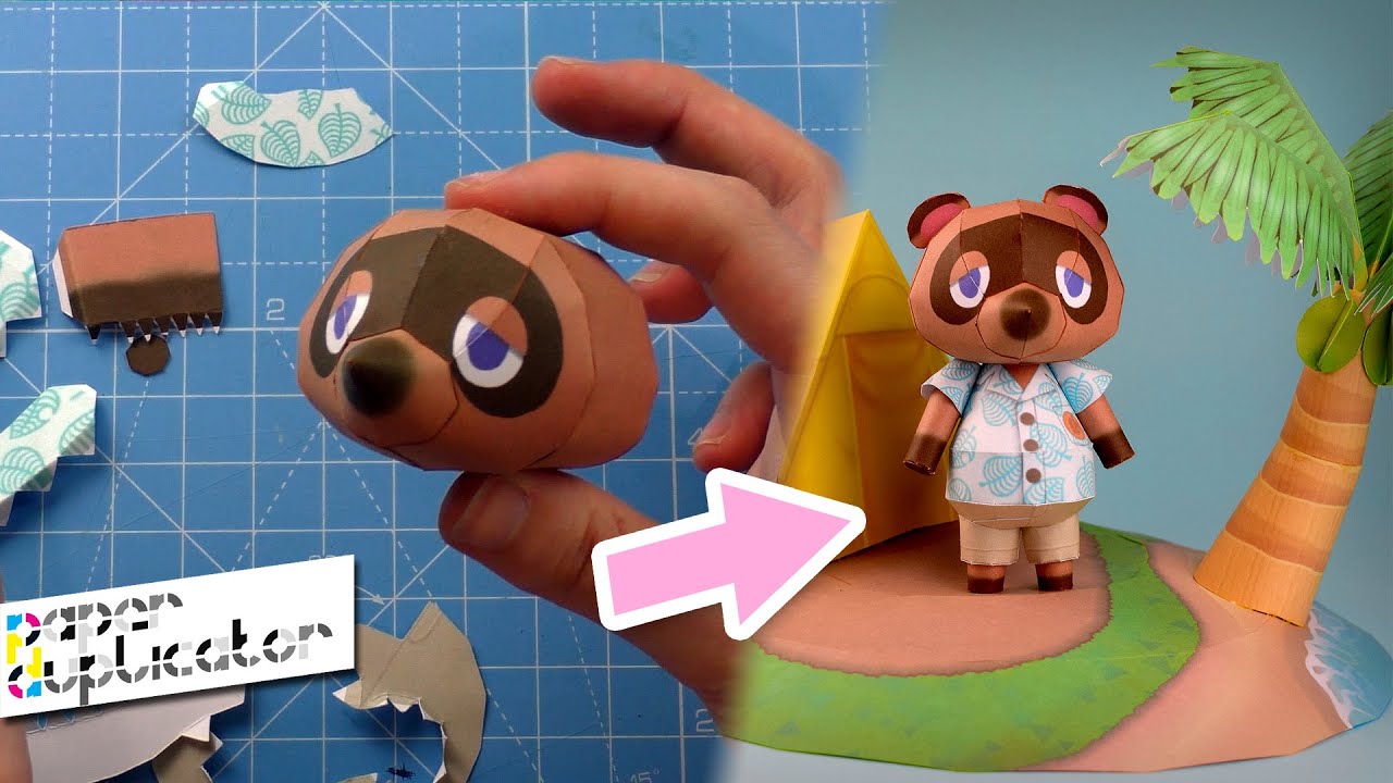 Build Your Own Paper Island Paradise - Animal Crossing Papercraft Diorama