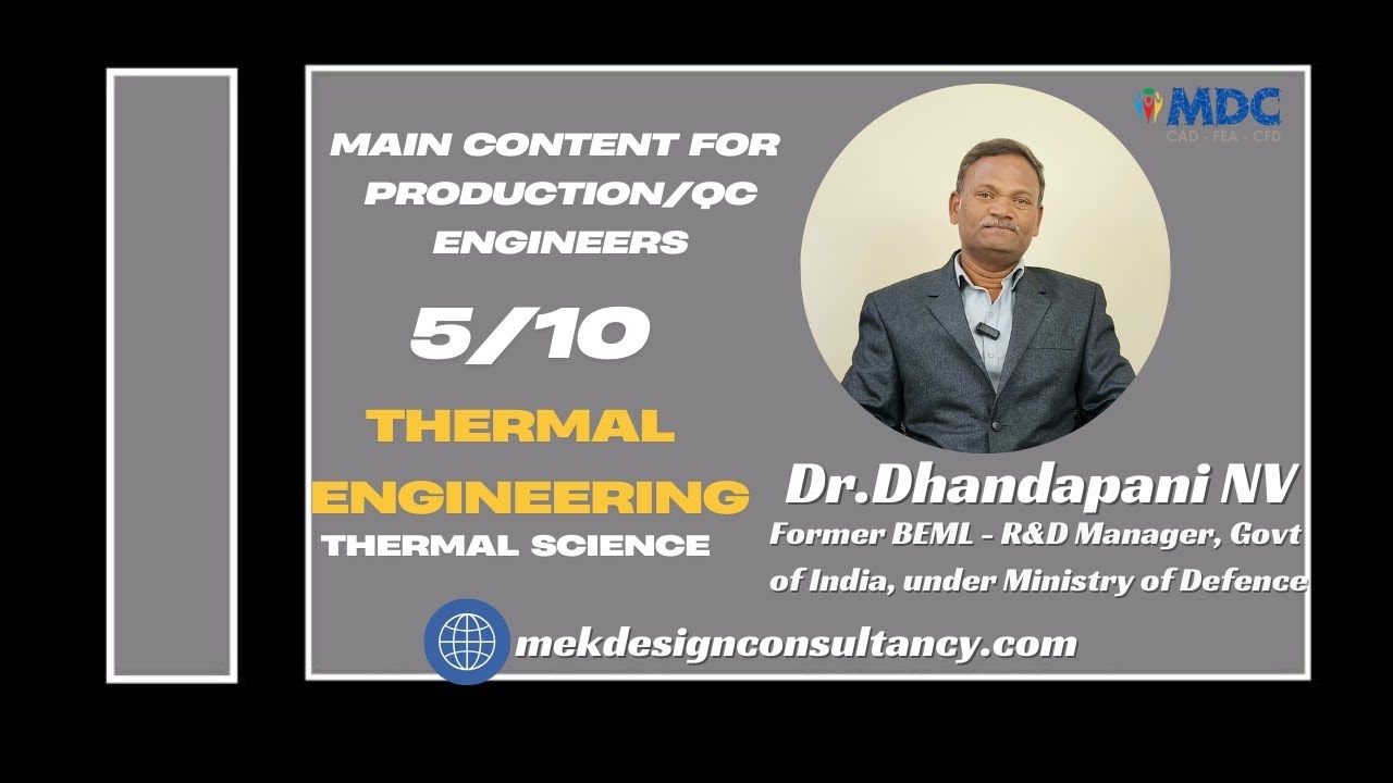 Thermal Engineering concepts #mechanical #tamil | Dr Dhandapani NV |